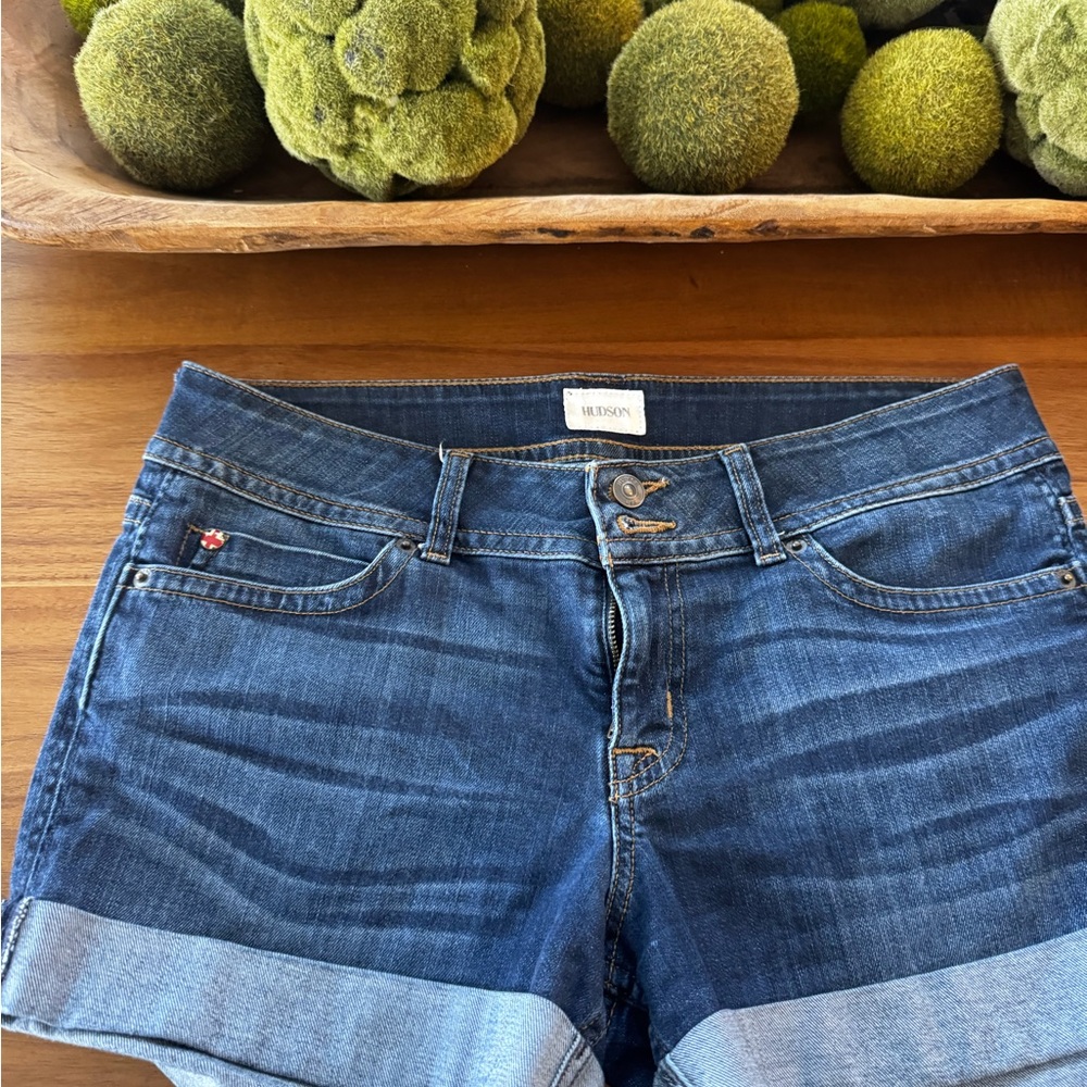 Blue Denim Shorts Hudson women 29 - Picture 2 of 10